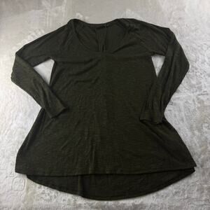 A New Approach a.n.a. Top Women's Size Medium Long Sleeve Olive Greeen